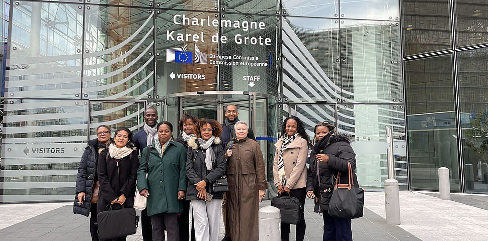 Visite des institutions et organes consultatifs à Bruxelles par le service FSE de la DEETS de La Réunion